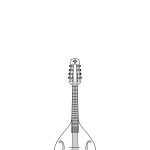 Modèle de mandoline acoustique